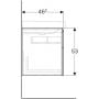 Geberit Xeno2 500509011 szafka wisząca podumywalkowa 88x46.2 cm zdj.3