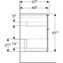 Geberit iCon 502303013 szafka wisząca podumywalkowa 59.2x47.6 cm zdj.4