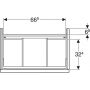 Geberit iCon 502304012 szafka wisząca podumywalkowa 74x47.6 cm zdj.2