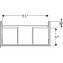 Geberit iCon 502305011 szafka wisząca podumywalkowa 88.8x47.6 cm zdj.2