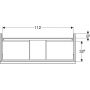 Geberit iCon 502306013 szafka wisząca podumywalkowa 118.4x47.6 cm zdj.2