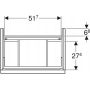 Geberit iCon 502307011 szafka wisząca podumywalkowa 59.2x41.6 cm zdj.2