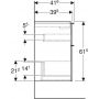 Geberit iCon 502307012 szafka wisząca podumywalkowa 59.2x41.6 cm zdj.4