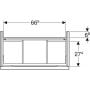 Geberit iCon 502308011 szafka wisząca podumywalkowa 74x41.6 cm zdj.2