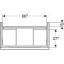 Geberit iCon 502308JH1 szafka wisząca podumywalkowa 74x41.6 cm zdj.2