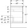 Geberit iCon 502309013 szafka wisząca podumywalkowa 118.4x47.6 cm zdj.4