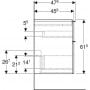 Geberit iCon 502309JR1 szafka wisząca podumywalkowa 118.4x47.6 cm zdj.4