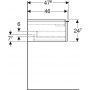 Geberit iCon 502311012 szafka wisząca podumywalkowa 74x47.6 cm zdj.4