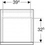 Geberit iCon 502315011 szafka wisząca boczna 45x47.6 cm zdj.2