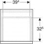 Geberit iCon 502315012 szafka wisząca boczna 45x47.6 cm zdj.2