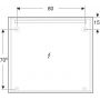 Geberit Option Basic Square 502814001 lustro 100x90 cm prostokątne z oświetleniem zdj.4