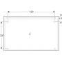 Geberit Option Basic Square 502816001 lustro 140x90 cm prostokątne z oświetleniem zdj.4