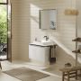 Hansgrohe Xelu Q 54094050 blat naszafkowy 78x55 cm biały zdj.3