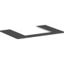 Hansgrohe Xelu Q 54094910 blat naszafkowy 78x55 cm szary zdj.1