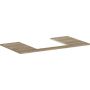 Hansgrohe Xelu Q 54095230 blat naszafkowy 98x55 cm dąb zdj.1