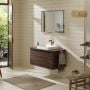 Hansgrohe Xelu Q 54095630 blat naszafkowy 98x55 cm orzech zdj.3
