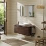 Hansgrohe Xelu Q 54096630 blat naszafkowy 118x55 cm orzech zdj.4