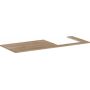 Hansgrohe Xelu Q 54098230 blat naszafkowy 136x55 cm dąb zdj.1