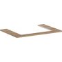 Hansgrohe Xelu Q 54109230 blat naszafkowy 78x55 cm dąb zdj.1
