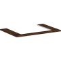 Hansgrohe Xelu Q 54109630 blat naszafkowy 78x55 cm orzech zdj.1
