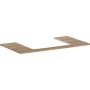 Hansgrohe Xelu Q 54110230 blat naszafkowy 98x55 cm dąb zdj.1