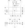 Hansgrohe Xelu Q 54114050 blat naszafkowy 98x55 cm biały zdj.2