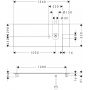 Hansgrohe Xelu Q 54117230 blat naszafkowy 136x55 cm dąb zdj.2