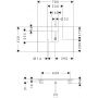 Hansgrohe Xelu Q 54120050 blat naszafkowy 78x55 cm biały zdj.2