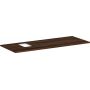 Hansgrohe Xelu Q 54123630 blat naszafkowy 136x55 cm orzech zdj.1