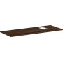 Hansgrohe Xelu Q 54124630 blat naszafkowy 136x55 cm orzech zdj.1