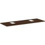 Hansgrohe Xelu Q 54126630 blat naszafkowy 156x55 cm orzech zdj.1