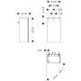 Hansgrohe Xilesa E 54243550 szafka 34x24x62 cm podumywalkowa wisząca dąb zdj.2