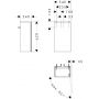 Hansgrohe Xilesa E 54244550 szafka 34x24x62 cm podumywalkowa wisząca dąb zdj.2