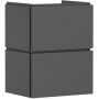 Hansgrohe Xilesa E 54248760 szafka 48x38x62 cm podumywalkowa wisząca szara zdj.1
