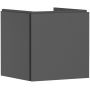 Hansgrohe Xilesa E 54249760 szafka 48x47x50 cm podumywalkowa wisząca szara zdj.1