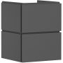 Hansgrohe Xilesa E 54250760 szafka 48x47x62 cm podumywalkowa wisząca szara zdj.1