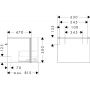 Hansgrohe Xilesa E 54255700 szafka 63x47x50 cm podumywalkowa wisząca biała zdj.2