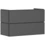 Hansgrohe Xilesa E 54262760 szafka 98x47x62 cm podumywalkowa wisząca szara zdj.1