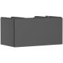 Hansgrohe Xilesa E 54266760 szafka 98x55x50 cm podumywalkowa wisząca szara zdj.1