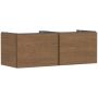 Hansgrohe Xilesa E 54268550 szafka 137.5x55x50 cm podumywalkowa wisząca dąb zdj.1