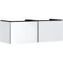 Hansgrohe Xilesa E 54268700 szafka 137.5x55x50 cm podumywalkowa wisząca biała zdj.1