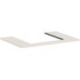 Hansgrohe Xilesa E 54269780 blat naszafkowy 78x55 cm piaskowy zdj.1