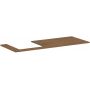 Hansgrohe Xilesa E 54272550 blat naszafkowy 137.5x55 cm dąb zdj.1