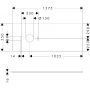 Hansgrohe Xilesa E 54278550 blat naszafkowy 137.5x55 cm dąb zdj.2