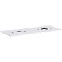 Hansgrohe Xilesa E 54280700 blat naszafkowy 137.5x55 cm biały zdj.1