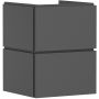 Hansgrohe Xilesa E 54291760 szafka 48x47x62 cm podumywalkowa wisząca szara zdj.1