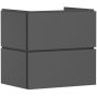 Hansgrohe Xilesa E 54294760 szafka 63x47x62 cm podumywalkowa wisząca szara zdj.1