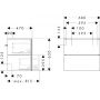 Hansgrohe Xilesa E 54295550 szafka 68x47x62 cm podumywalkowa wisząca dąb zdj.2