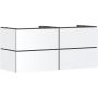 Hansgrohe Xilesa E 54305700 szafka 137.5x55x62 cm podumywalkowa wisząca biała zdj.1