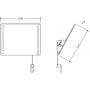 Hewi 8010140095  lustro 60x54 cm prostokątne z oświetleniem zdj.2